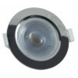 TR 401 3W 270lm 4200K fényes króm kerek spot lámpa 90x45mm